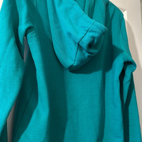 Urban Outfitters teal hoodie sweatshirt xsmall fits like a xxsmall. - Picture 5 of 7